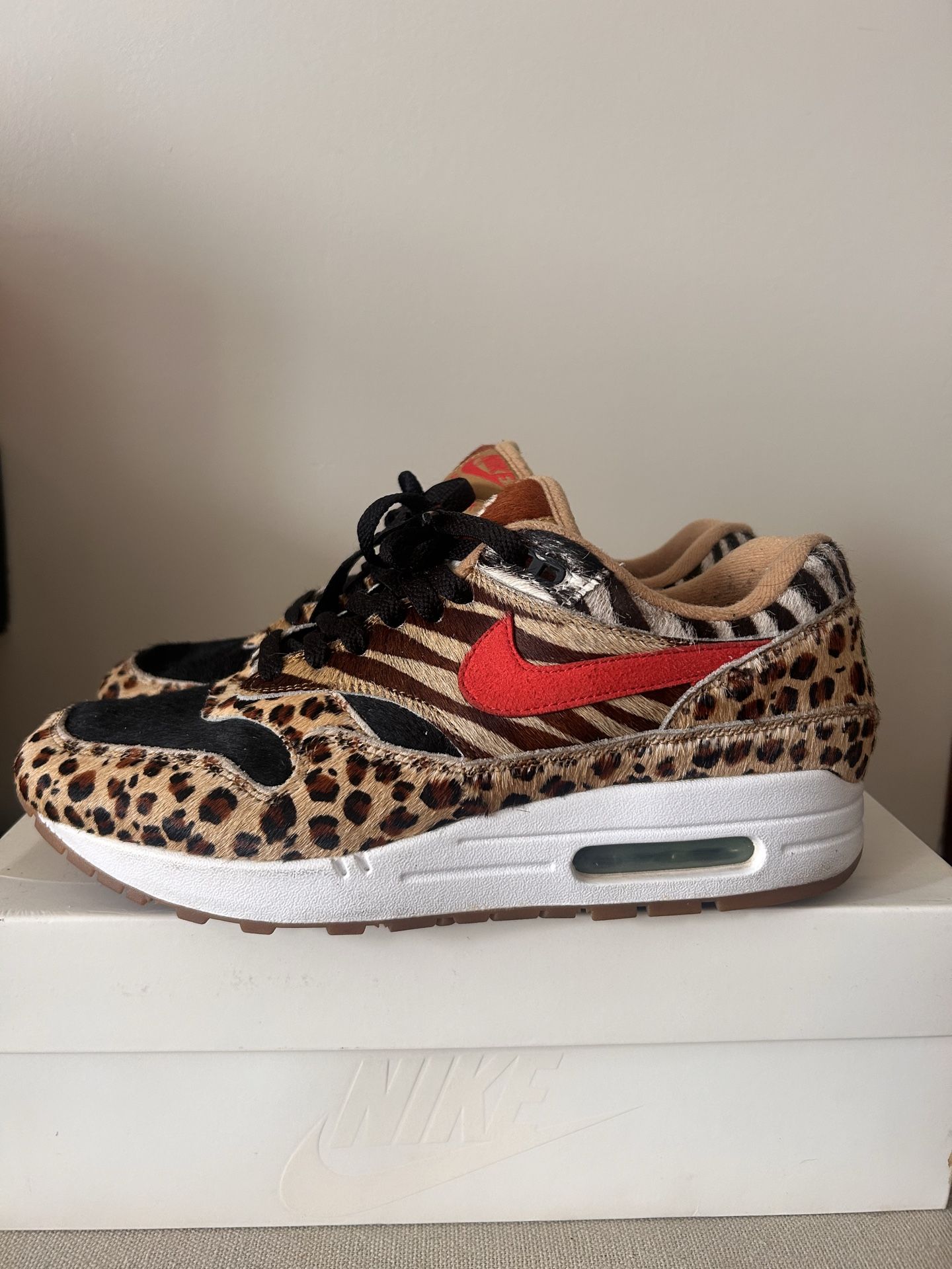 Nike Air Max 1 Atmos Animal Print Sz 9 - photo 3
