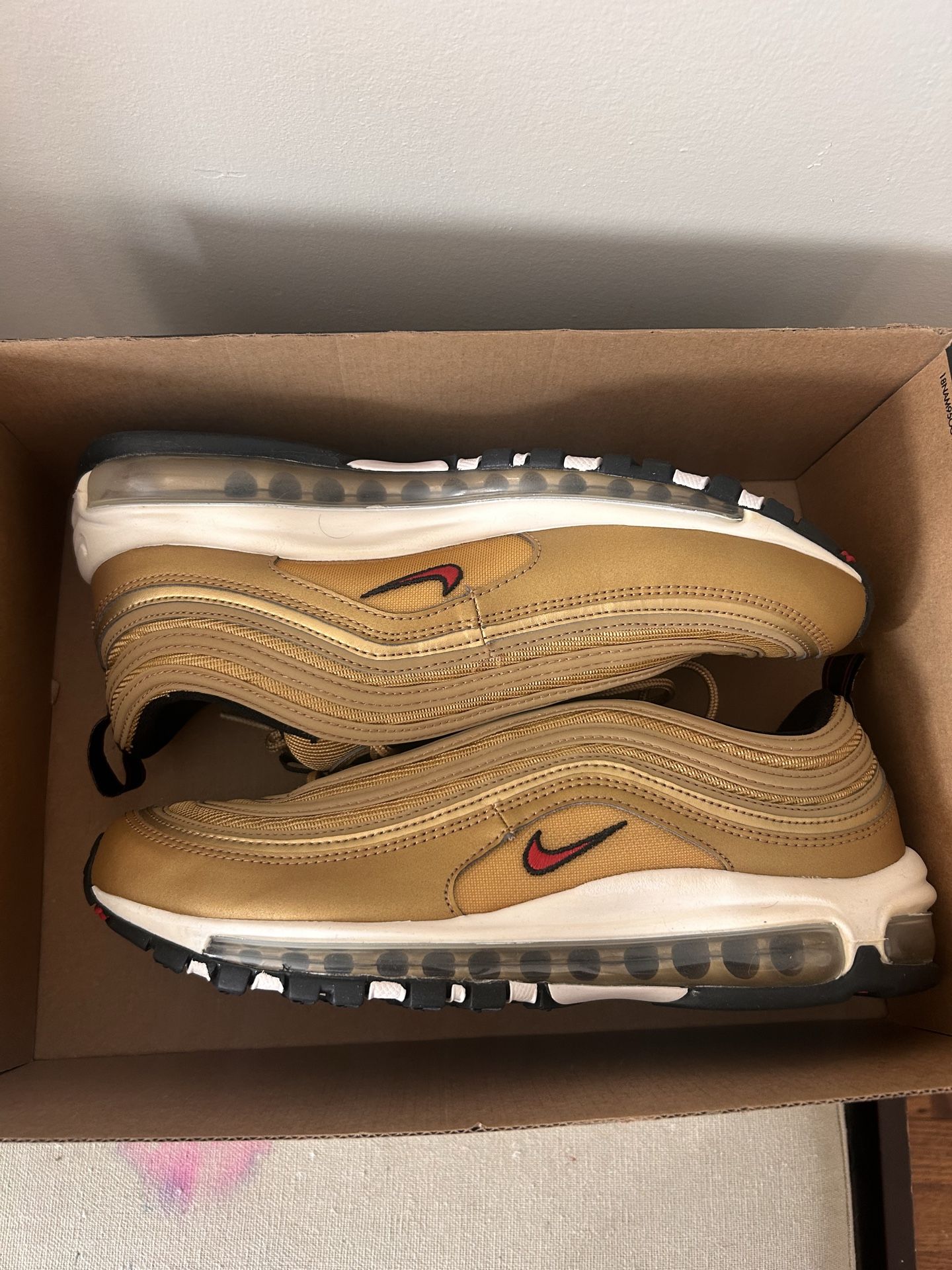 Nike Air Max 97 Gold Bullet Sz 9.5