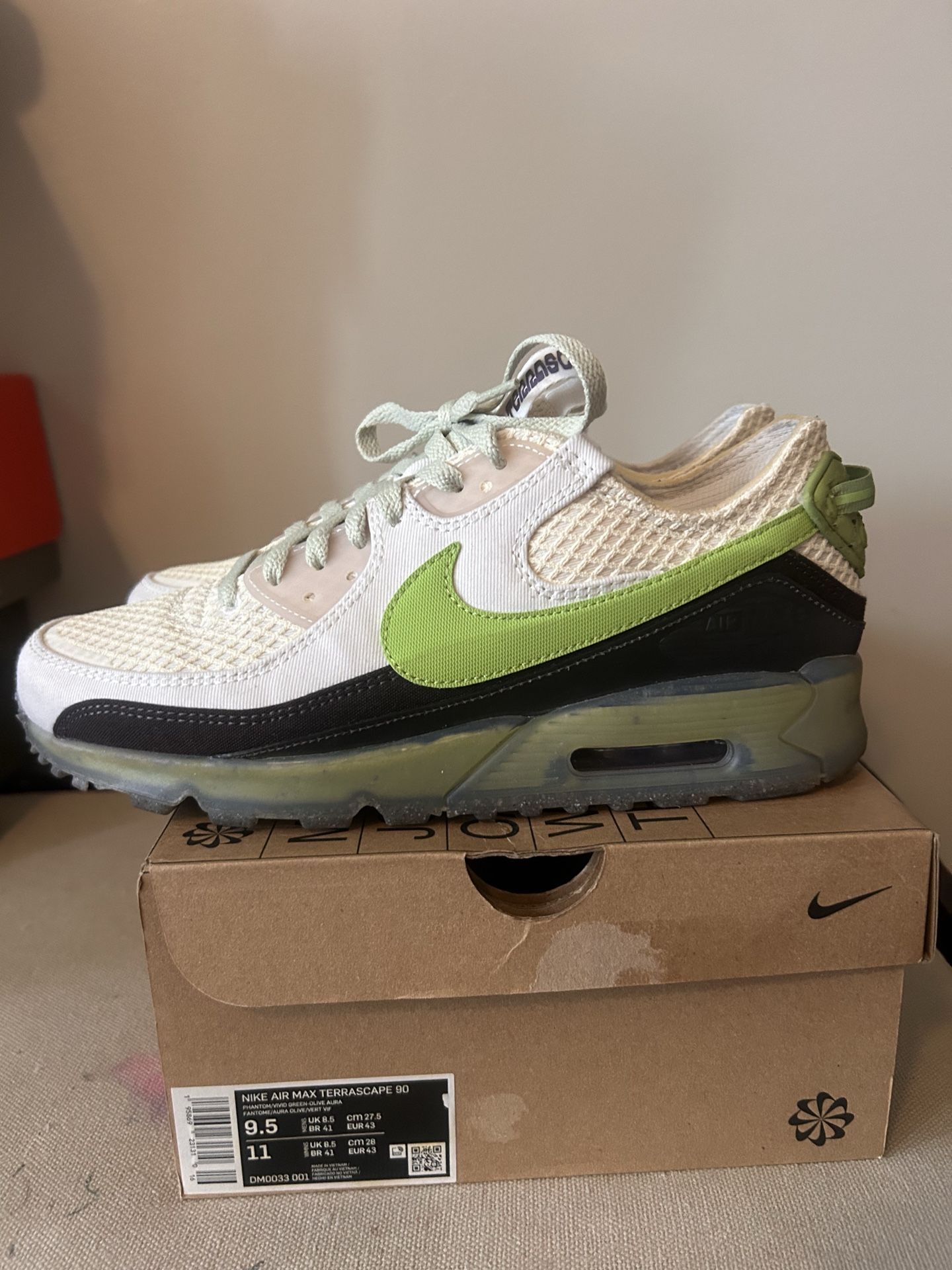 Nike Air Max 90 Terrascape Vivid Phantom Green Sz 9.5 - photo 3
