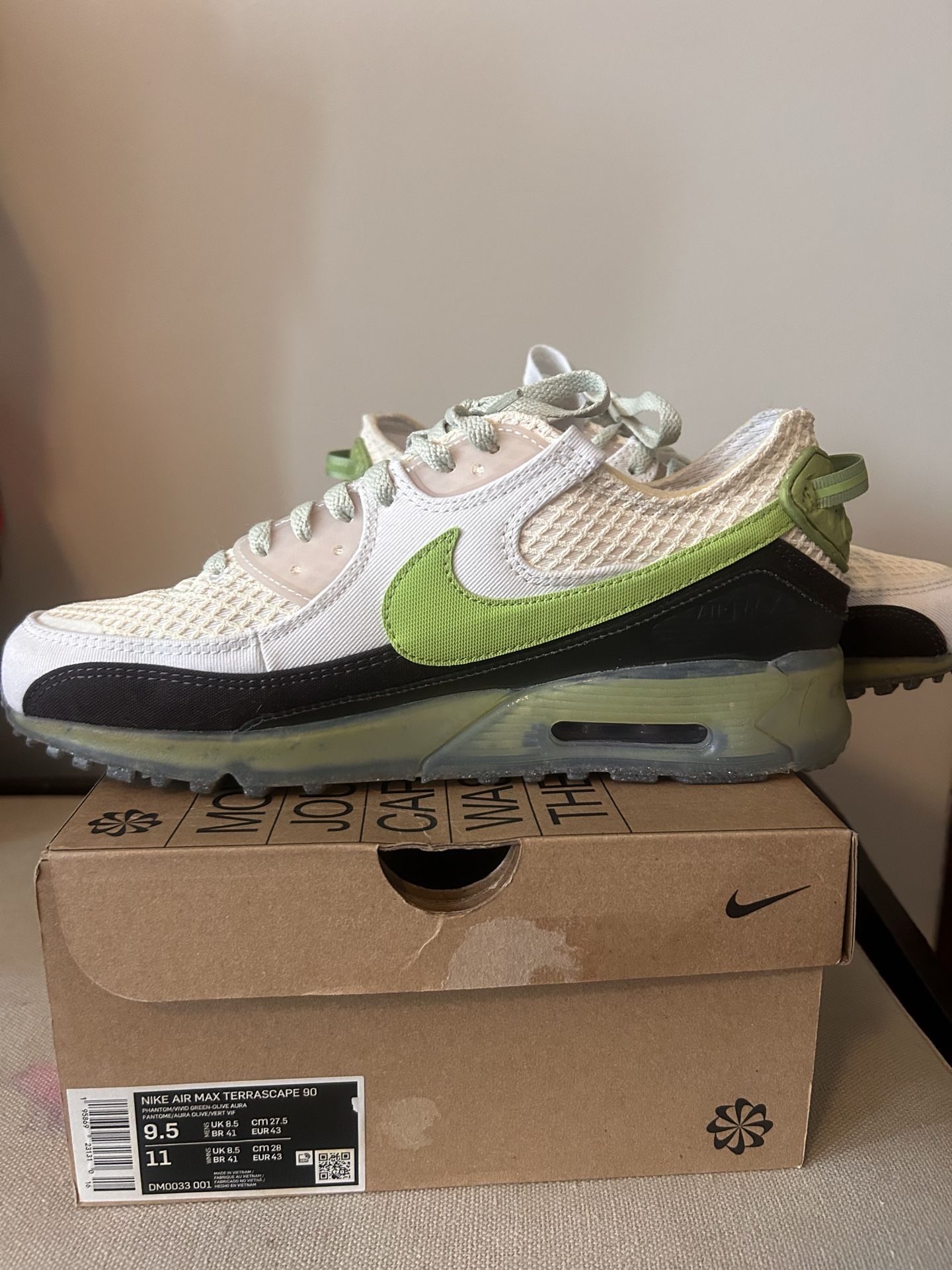 Nike Air Max 90 Terrascape Vivid Phantom Green Sz 9.5 - photo 5