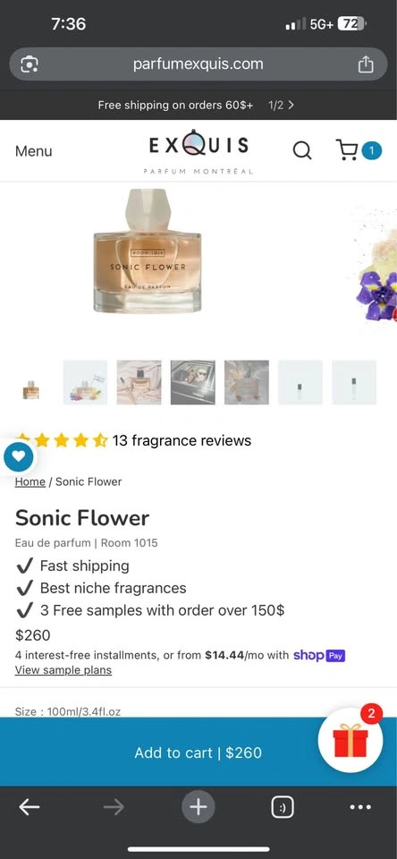 Room 1015 Sonic Flower 100ml - photo 4