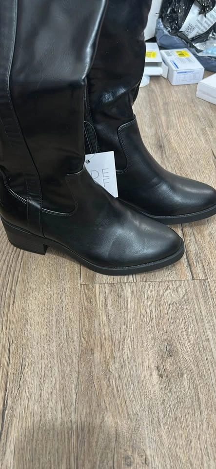 LifeStride Bridgett Wide Calf Knee High Boots 8.5W Black - photo 5