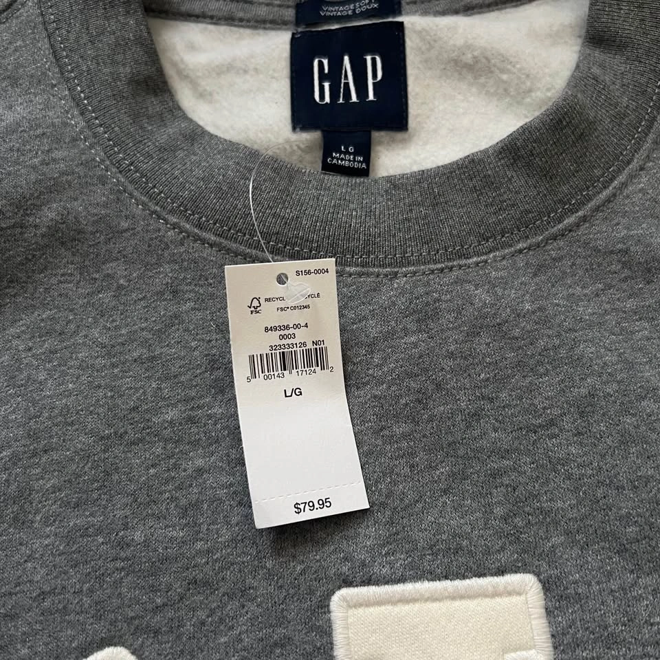 GAP Gray Sweatshirt Sweater - photo 3