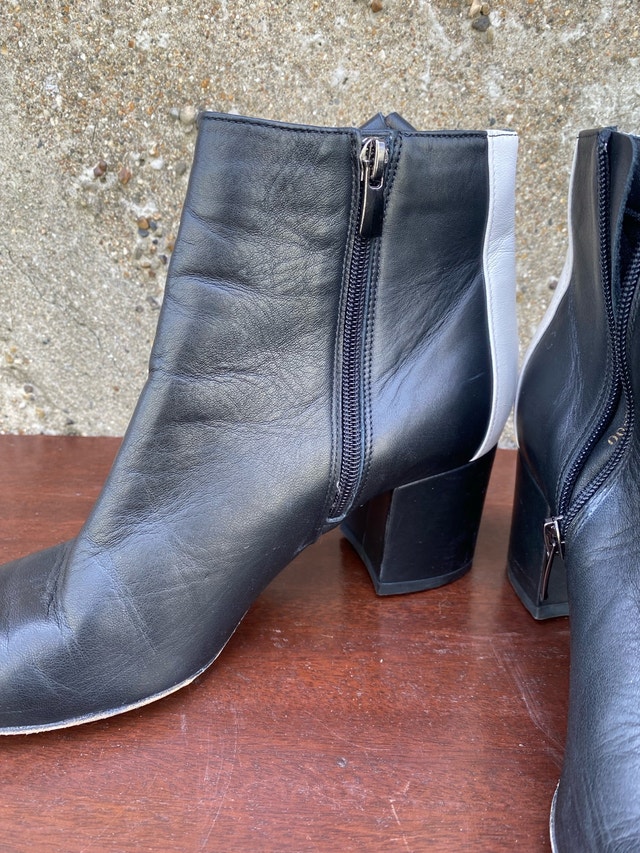 Baldowski Leather Ankle Boots - 7.5 - photo 2