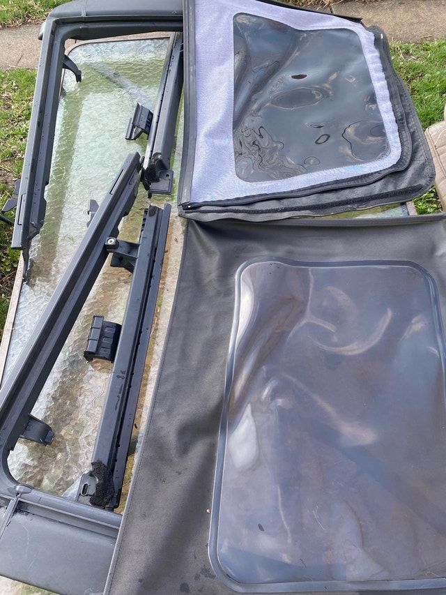 07-09 Jeep Wrangler Soft Top Parts