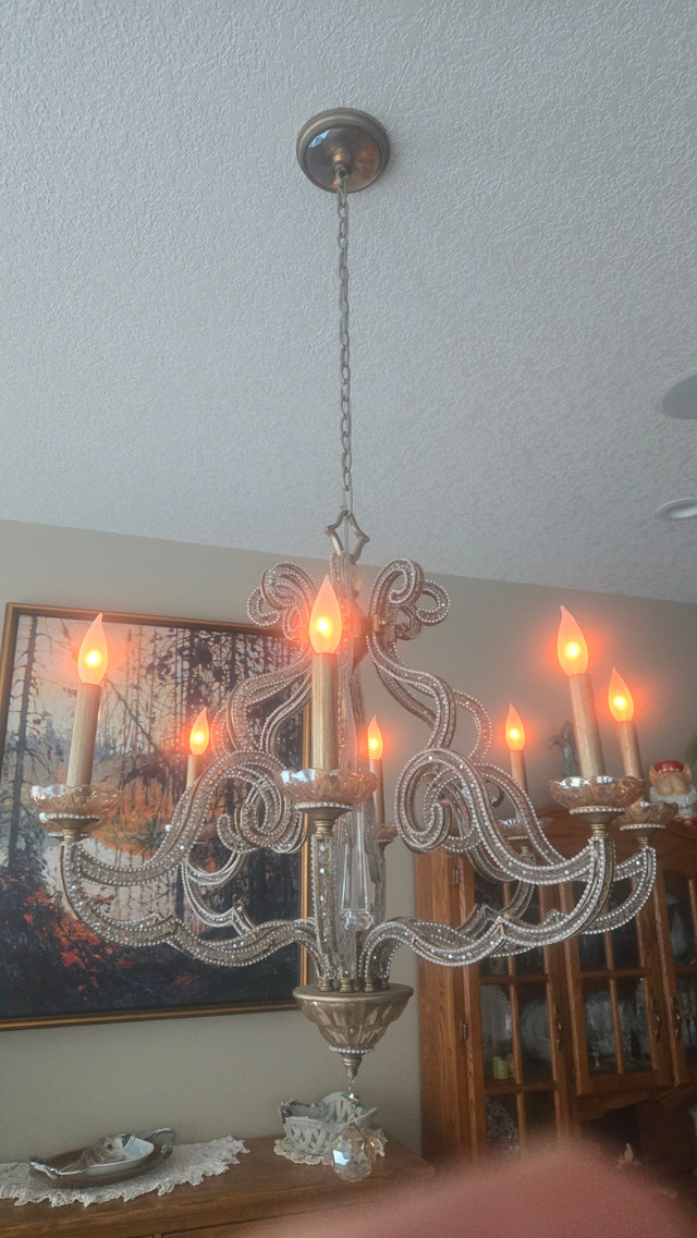 John-Richard Collection 8-Light Chandelier & 2 Sconces