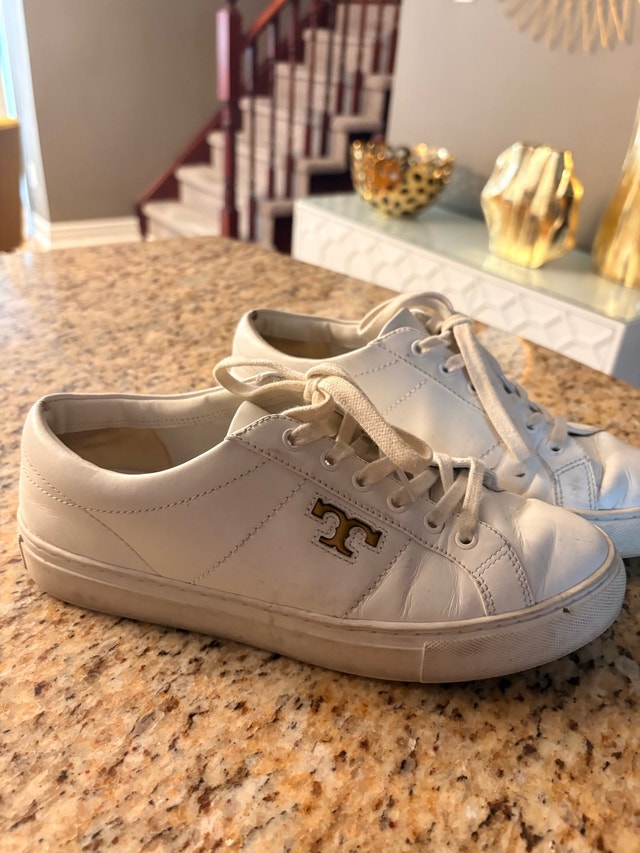 Tory Burch leather amalia sneakers, size 8. Like new - photo 2