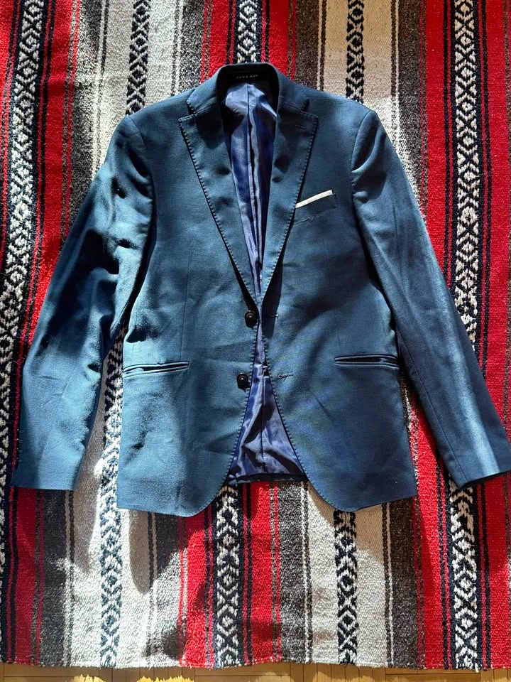 Men's Blazer & Suit Bundle (5 Coats + 2 Pants) - Zara, H&M, RW&C