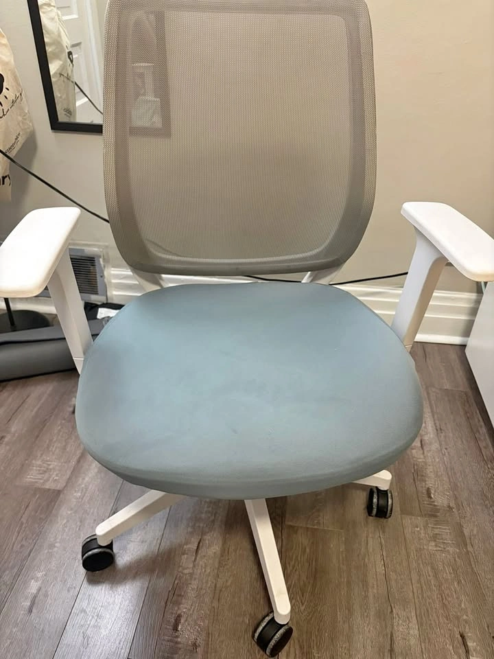 Office Chair - White & Grey