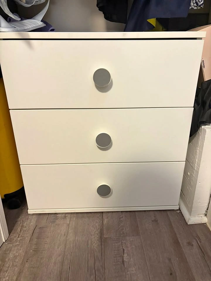 IKEA Godishus 3-Drawer Chest - White
