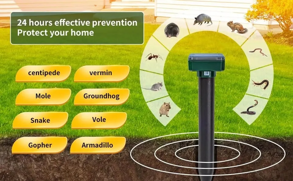 Solar Mole Repeller 8 Pack - photo 2