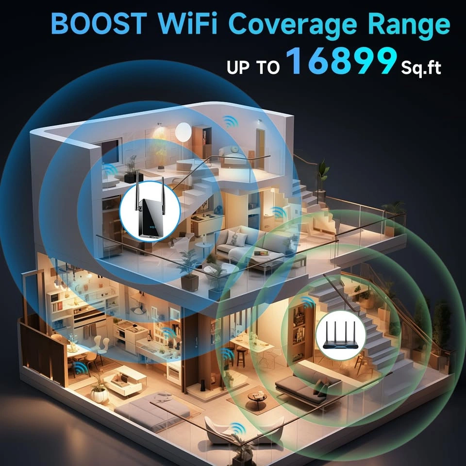 WiFi Extender Booster - Super Fast Internet Coverage - photo 2