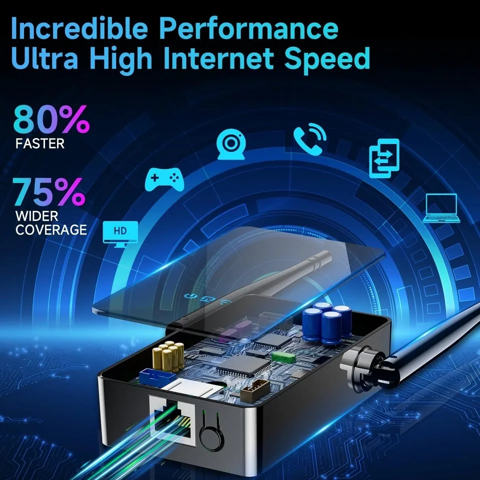 WiFi Extender Booster - Super Fast Internet Coverage - photo 3