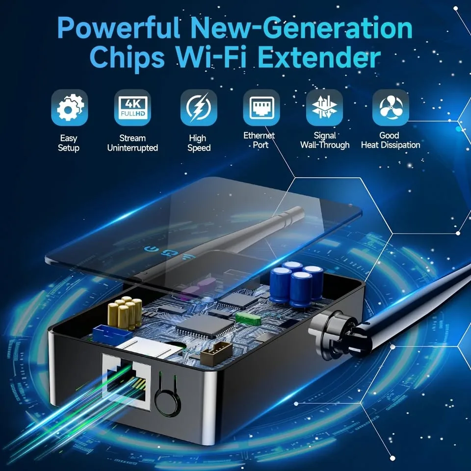 WiFi Extender Booster - Super Fast Internet Coverage - photo 5
