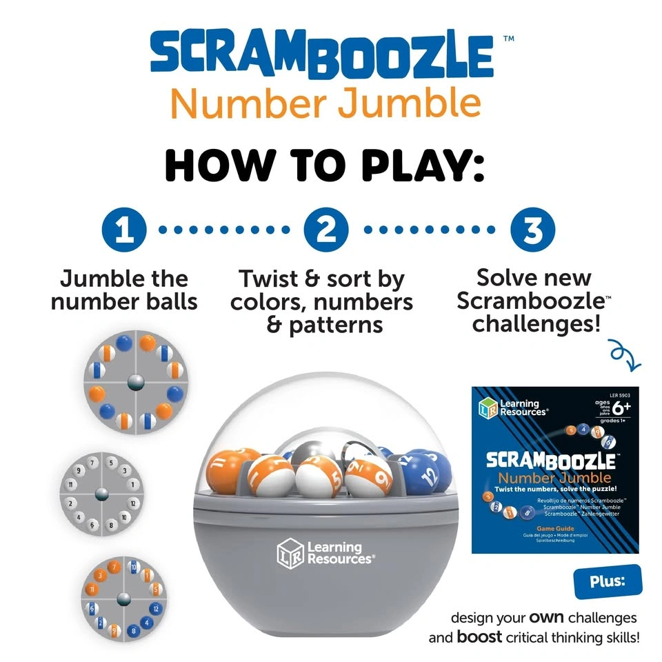 Learning Resources Scramboozle Number Jumble Game - photo 5