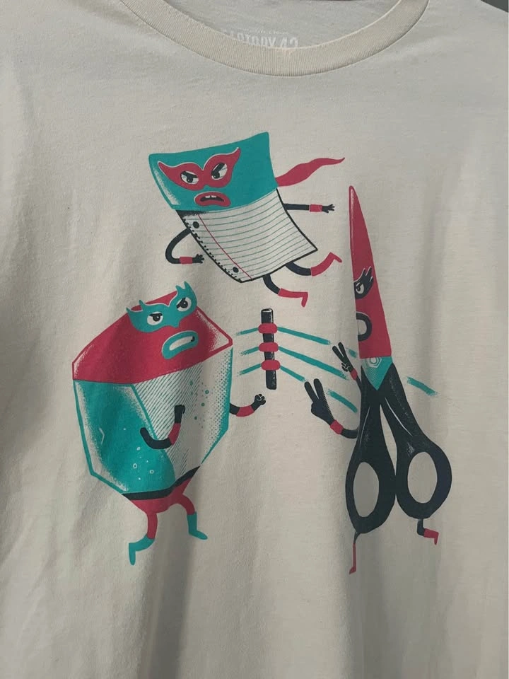 Rock Paper Scissors Unisex Tee XL - photo 2