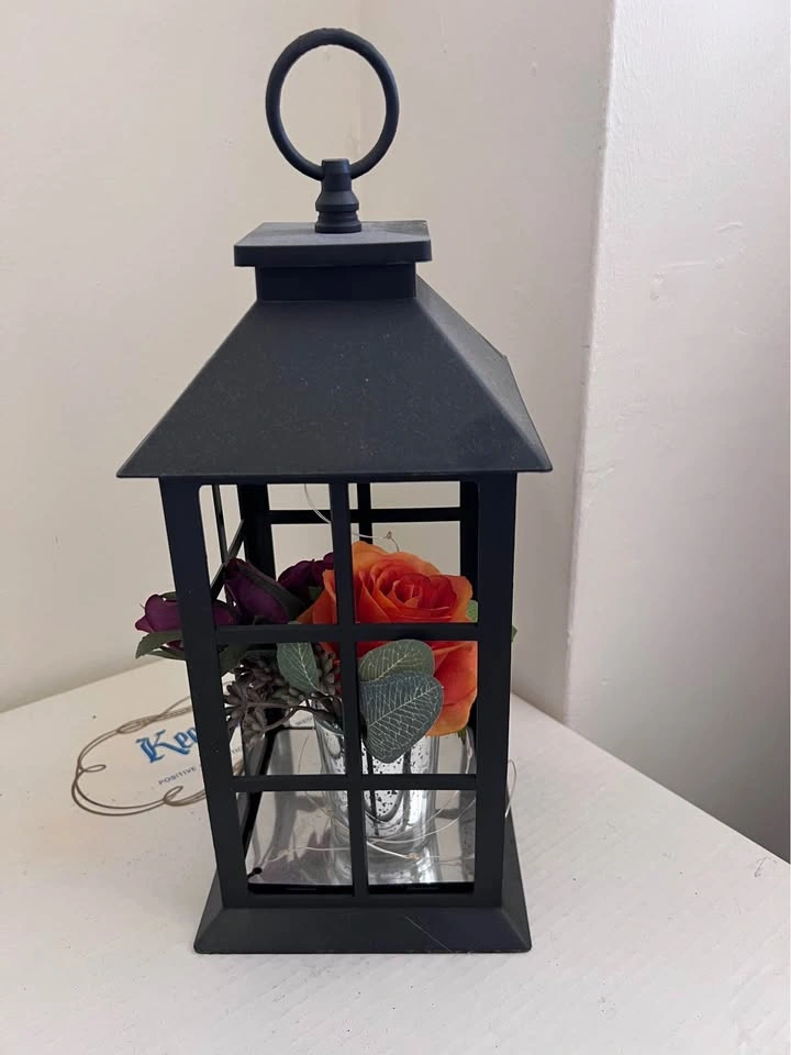 Black Floral Lanterns - photo 2