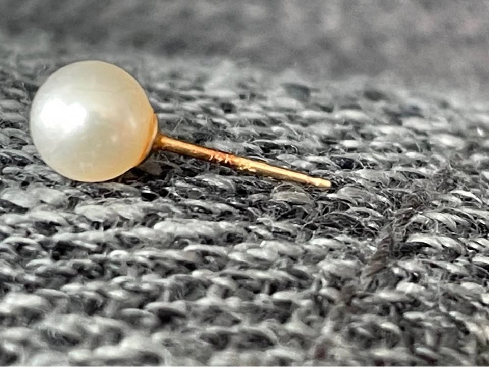 14k Stamped Pearl Earrings peoples jewellers - photo 2