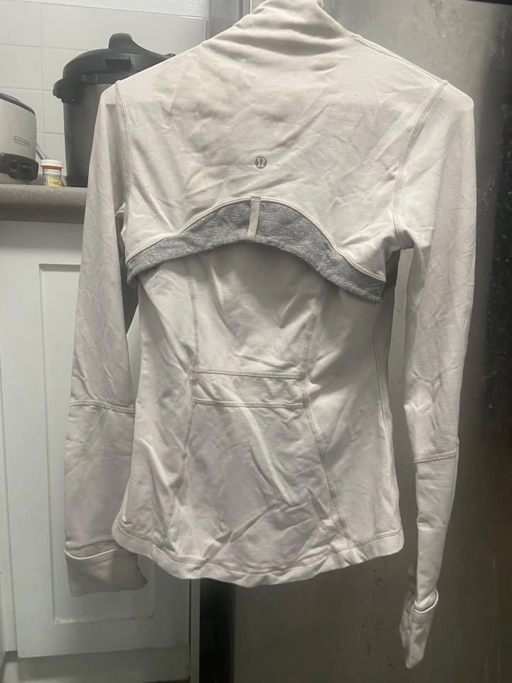 Lululemon Define Jacket, White, Size 4 - photo 3
