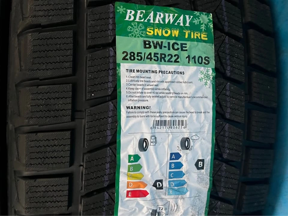 22" Winter Wheel Package - 285/45/22 - 6x139.7 - photo 2