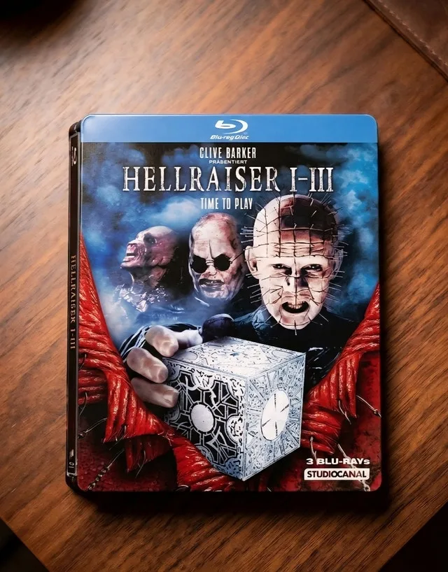 Hellraiser I-III Blu-ray Steelbook Region B