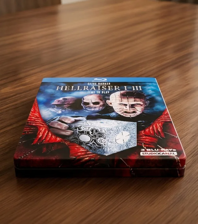 Hellraiser I-III Blu-ray Steelbook Region B - photo 2