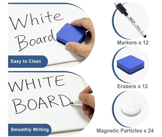 New - Magnetic Dry Erase Boards (12 Pack) - photo 3