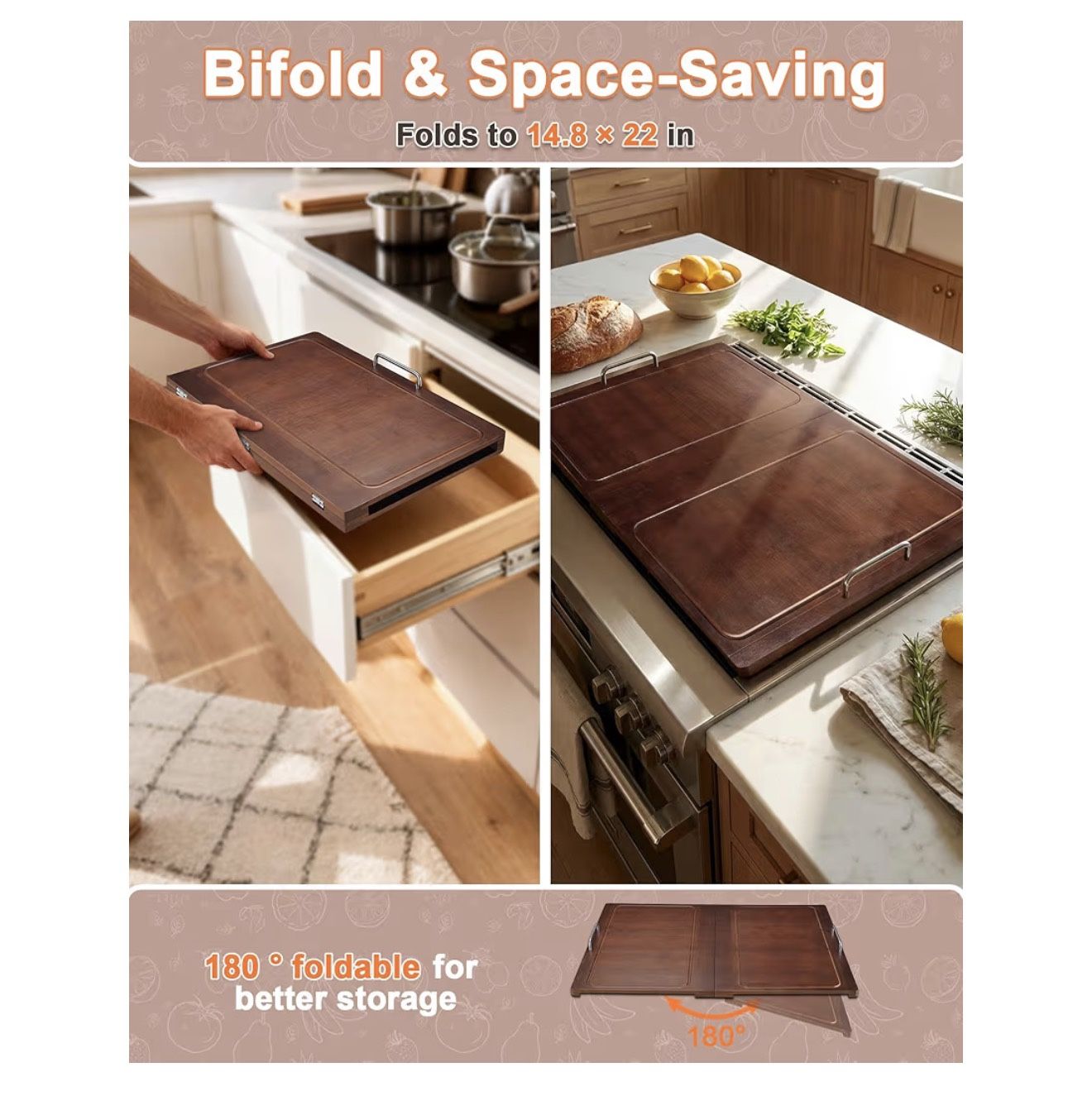New - Noodle Board Stove Cover - photo 2