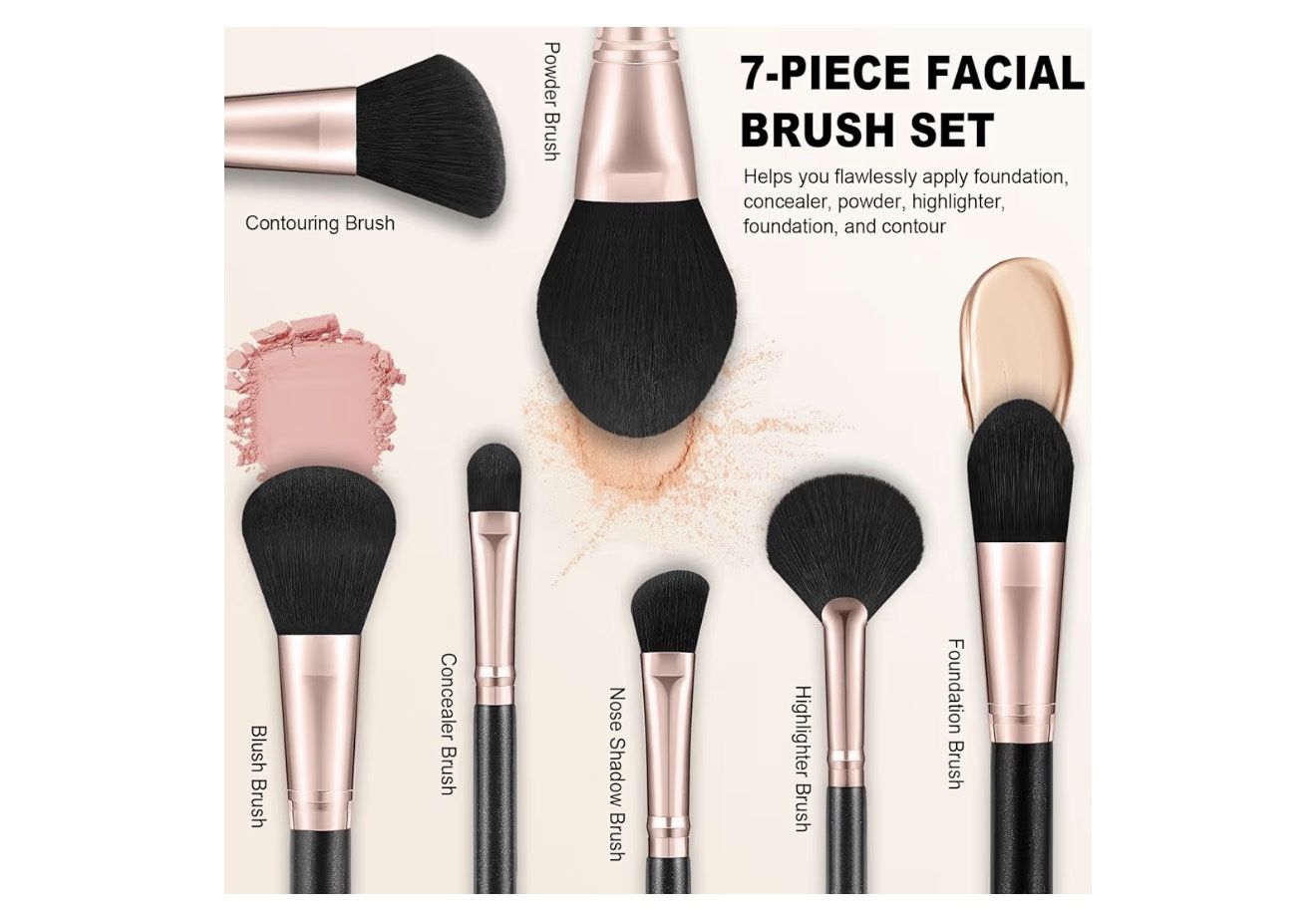 New - Silkpuff Makeup Brushes Set 15 Pcs Professional - photo 2