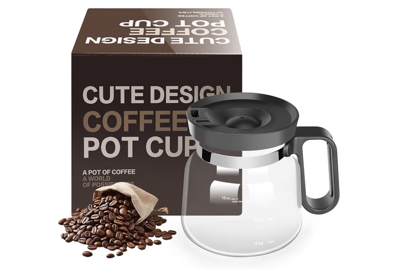 New - 16oz Coffee Pot Mug
