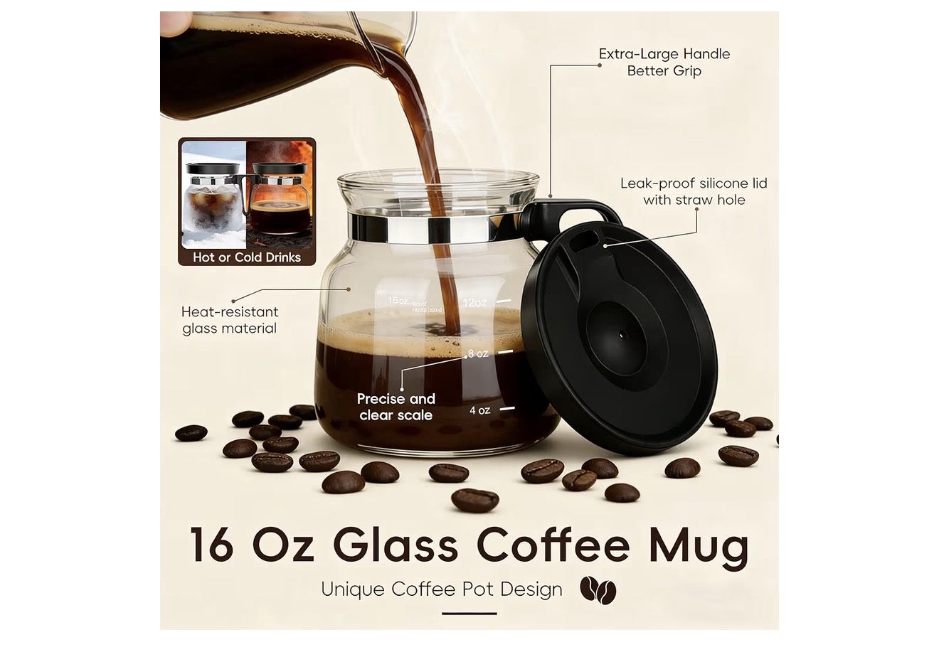 New - 16oz Coffee Pot Mug - photo 3