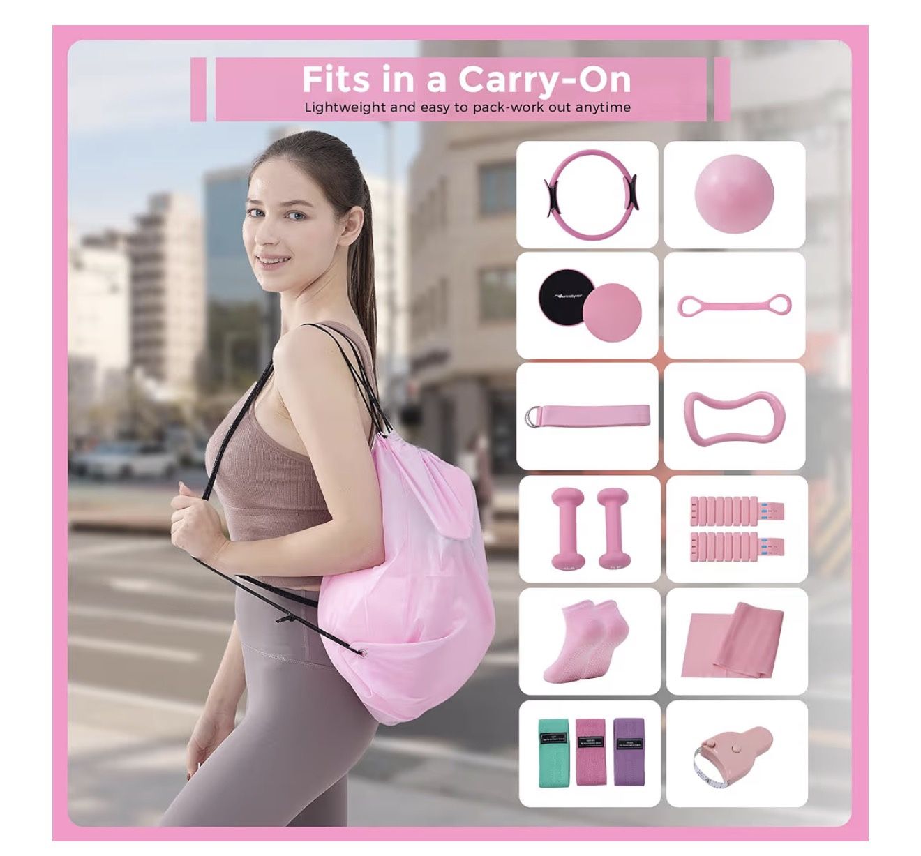 New - Home Pilates Kit Pilates Equipment Set - photo 3