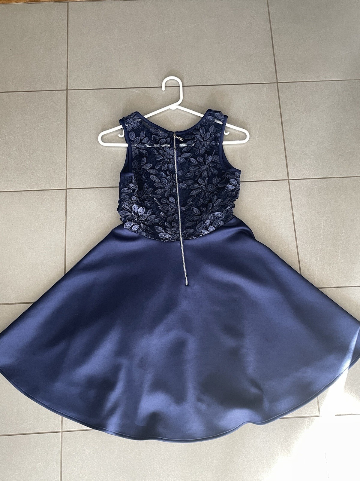Navy Fit And Flare Dress - photo 2