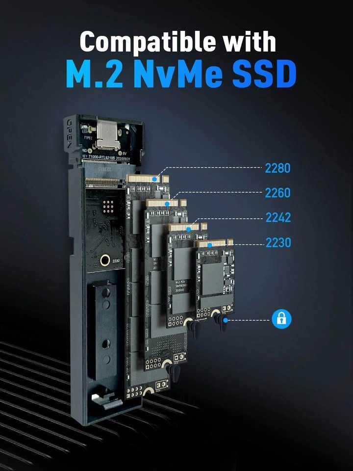 VCOM M.2 NVMe SSD Enclosure (case) - photo 5