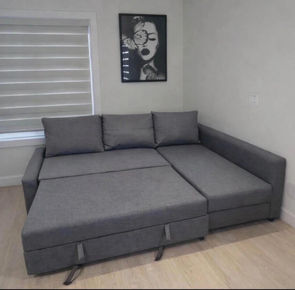 IKEA FRIHETEN Sectional Sofa Bed (Dark Grey) - photo 3