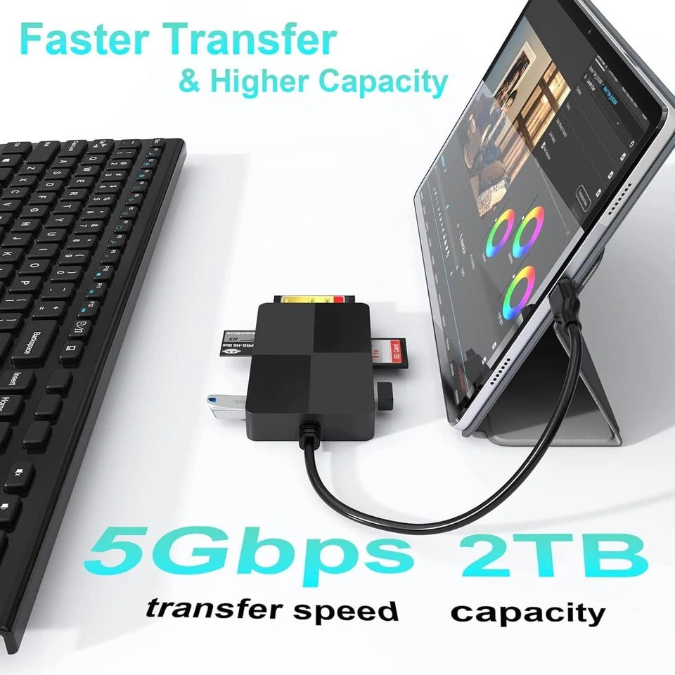 USB 3.0 8-in-1 Multi Card Reader Hub - photo 2