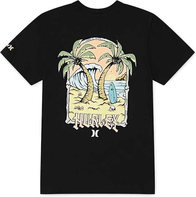 Boys 2 Hurley T-Shirts - Palm Beach / Radial - photo 2