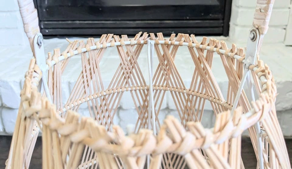 Woven Wood Hanging Candle/Plant Lantern - photo 3