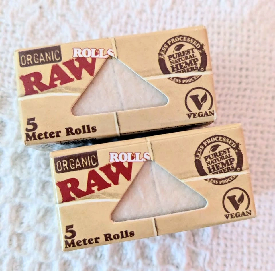 ORGANIC RAW ROLLS - Choose Your Length - 5m long size