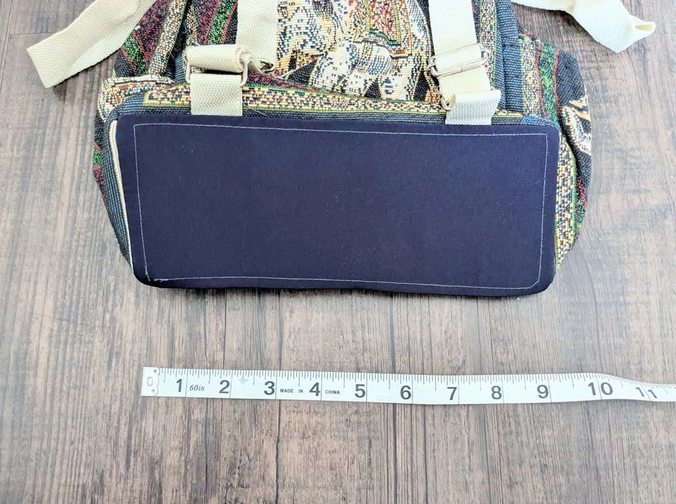 Boho Elephant/Owl Tapestry Mini Backpack w/pockets – 9” Cute Fes - photo 5