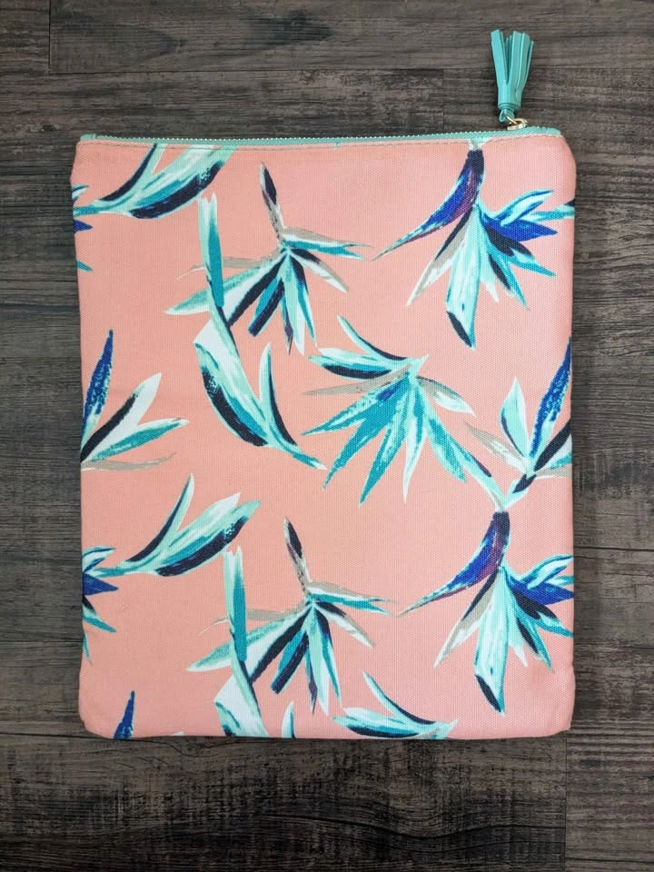 REVERSIBLE Mint + Tropical Rachel Pally Clutch / Cosmetic Bag - - photo 3