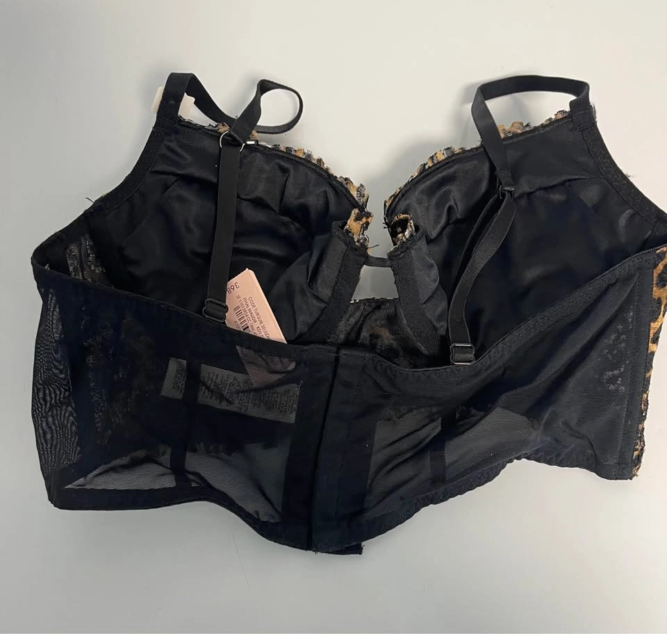 Leopard Print Lace Short Bustier/Bra Size 36B - photo 2