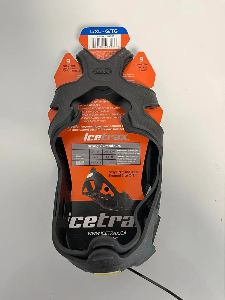 Ice Trax XL Sizing in Pics