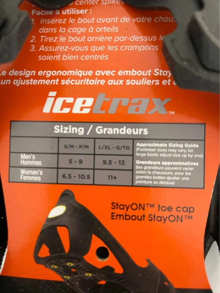 Ice Trax XL Sizing in Pics - photo 3
