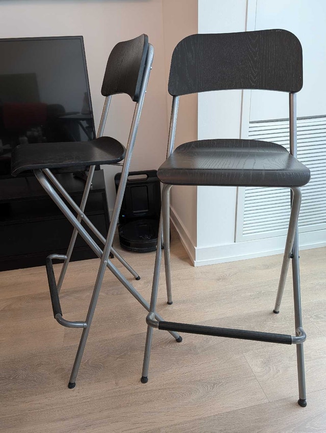 2x Ikea Franklin Bar Stools