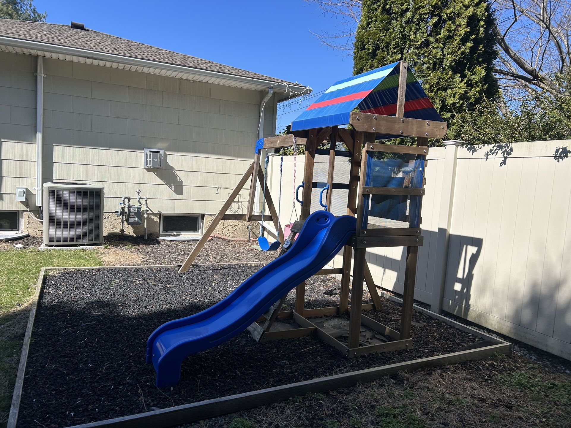 Backyard Hill All Cedar Wooden Swing Set - photo 3