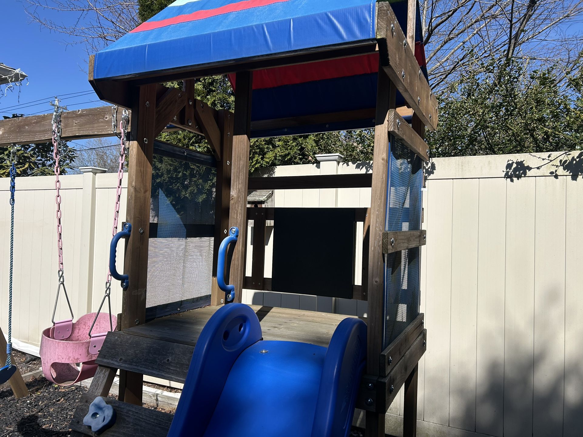 Backyard Hill All Cedar Wooden Swing Set - photo 4