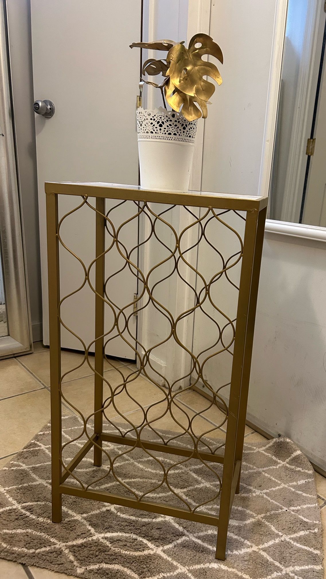 Modern Gold Side Table
