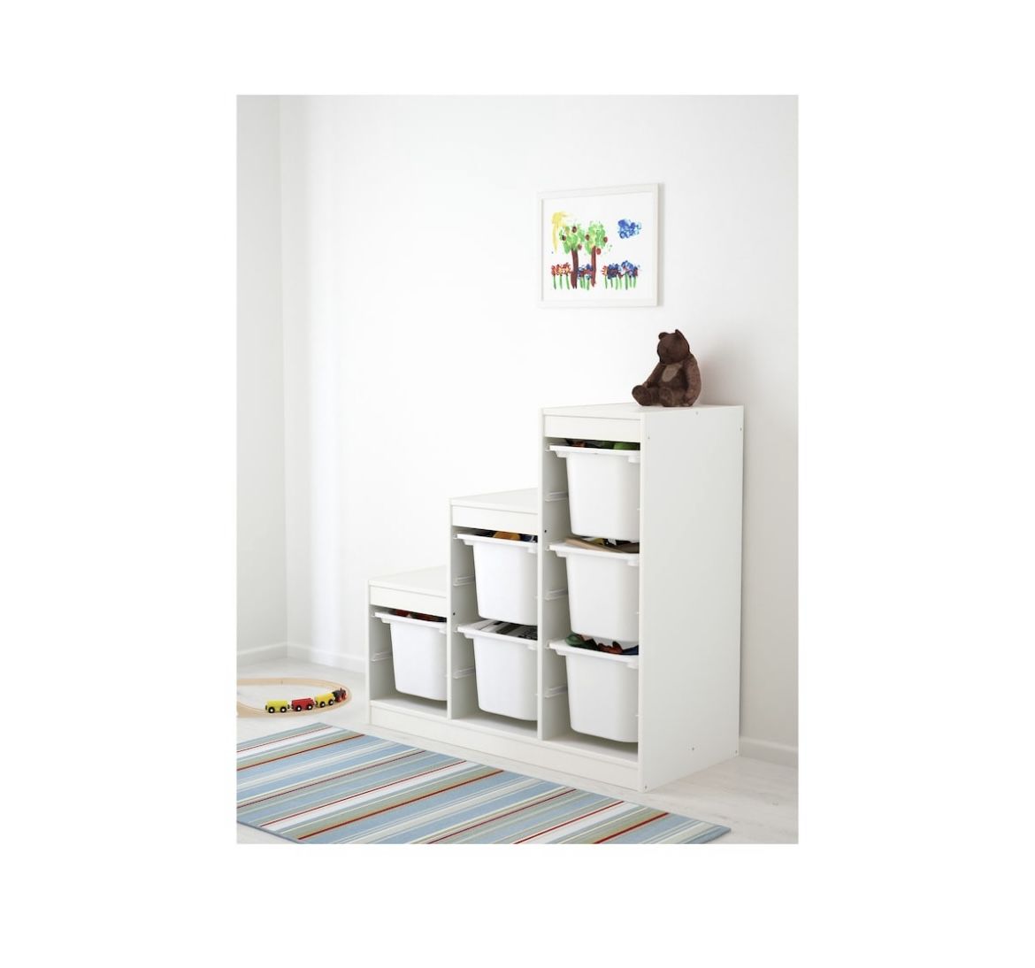 Storage Combination With Boxes