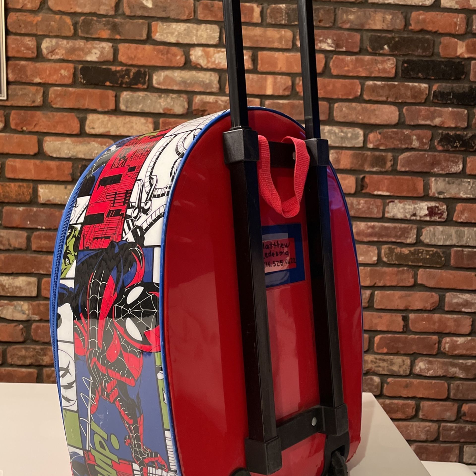 Spiderman Backpack Or Suitcase With Wheels - photo 3